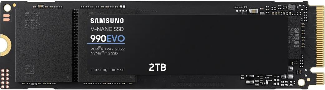 Samsung SSD  990 EVO M.2 2 TB PCI Express 4.0 V-NAND TLC NVMe [MZ-V9E2T0BW]