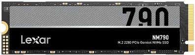 Lexar SSD  NM790 M.2 4 TB PCI Express 4.0 NVMe [LNM790X004T-RNNNG]