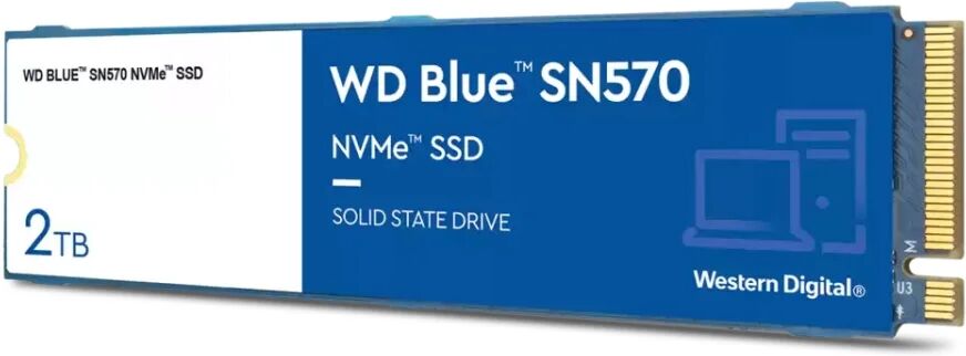 Western Digital SSD  WD Blue SN570 M.2 2 TB PCI Express 3.0 TLC NVMe [WDS200T3B0C]