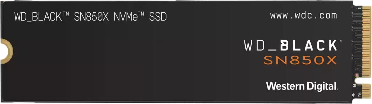 Western Digital SSD  Black SN850X M.2 4 TB PCI Express 4.0 NVMe [WDS400T2X0E]