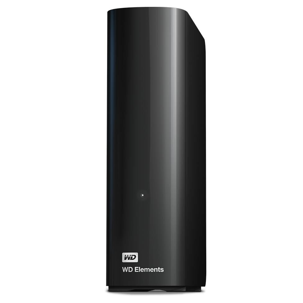 Western Digital Hard disk esterno  Elements Desktop disco rigido 10 TB Nero [WDBWLG0100HBK-EESN]