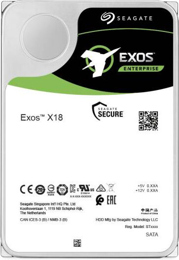 Seagate Exos X18 3.5" 16 TB Serial ATA III [ST16000NM000J]