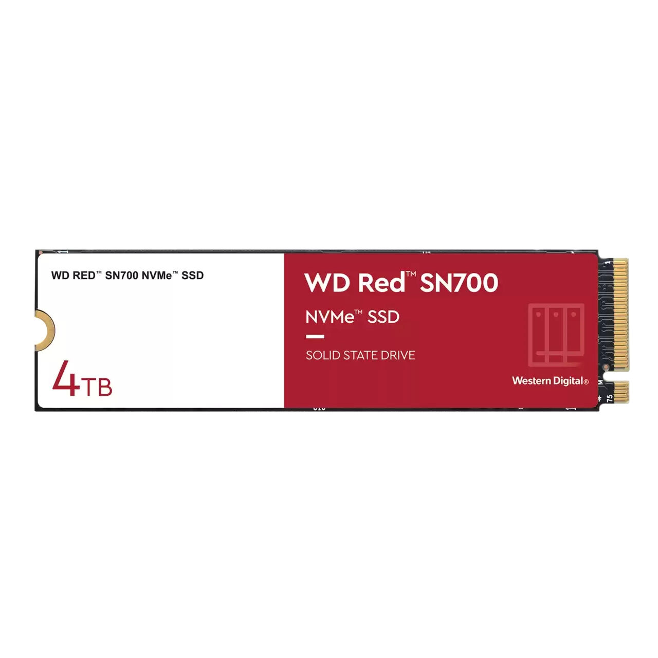 Western Digital SSD  WD Red SN700 M.2 4 TB PCI Express 3.0 NVMe [WDS400T1R0C]