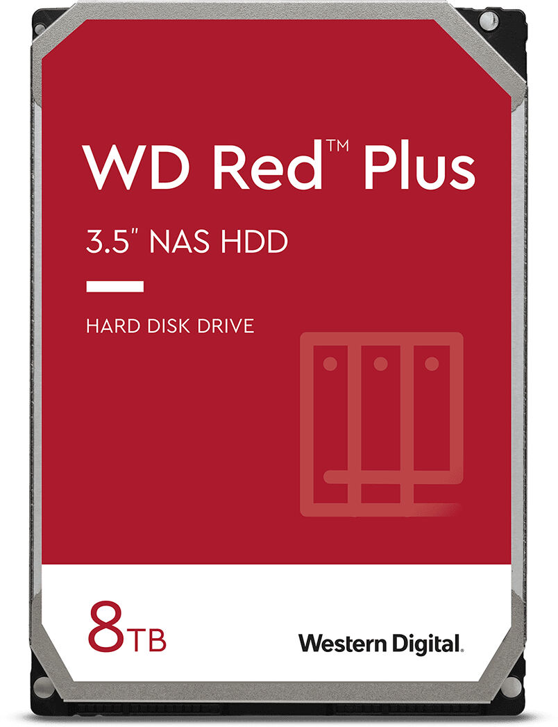 Western Digital Red Plus 3.5" 8 TB Serial ATA III [WD80EFZZ]