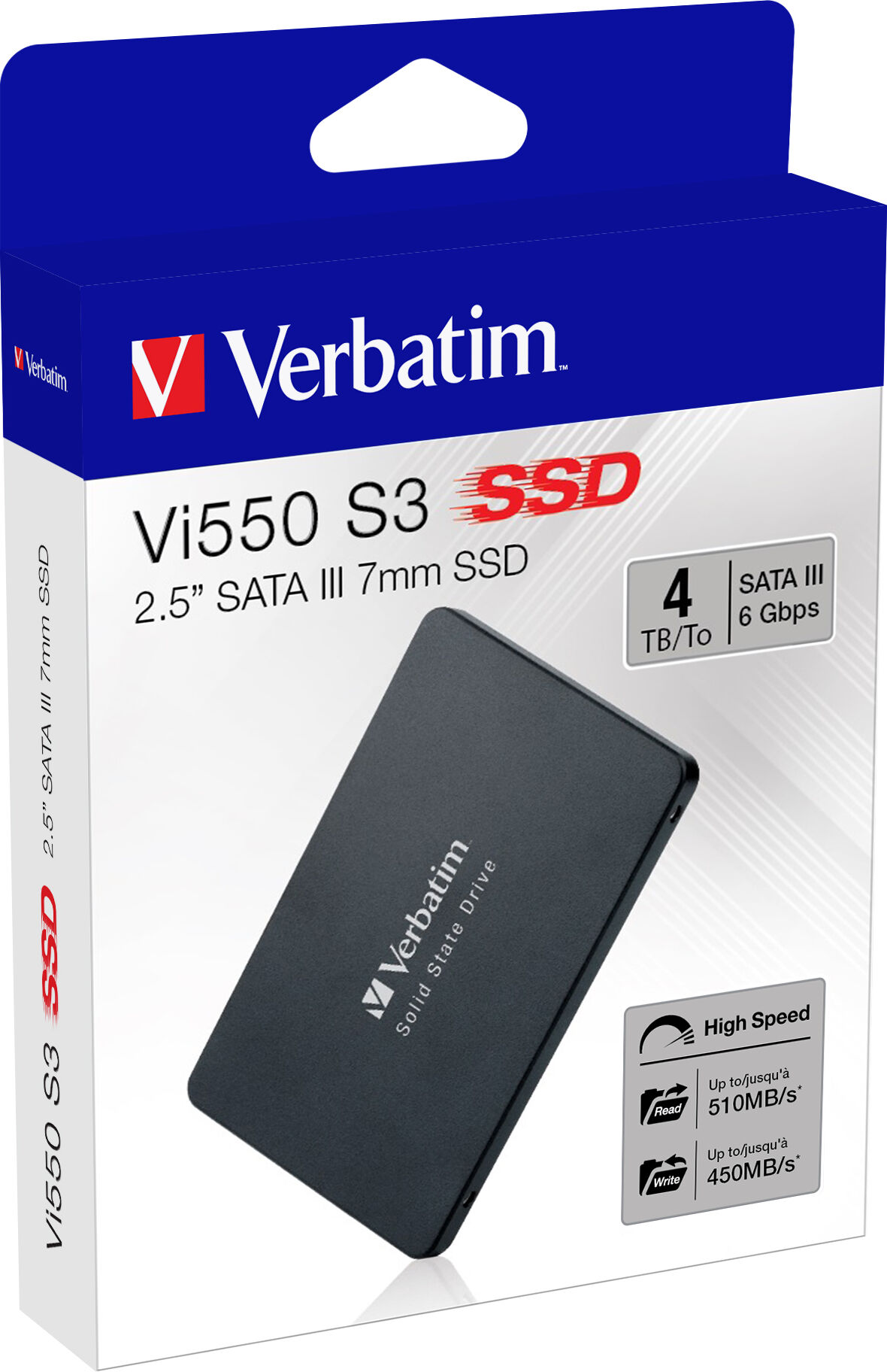 Verbatim SSD  Vi550 S3 2.5" 4 TB Serial ATA III 3D NAND [49355]