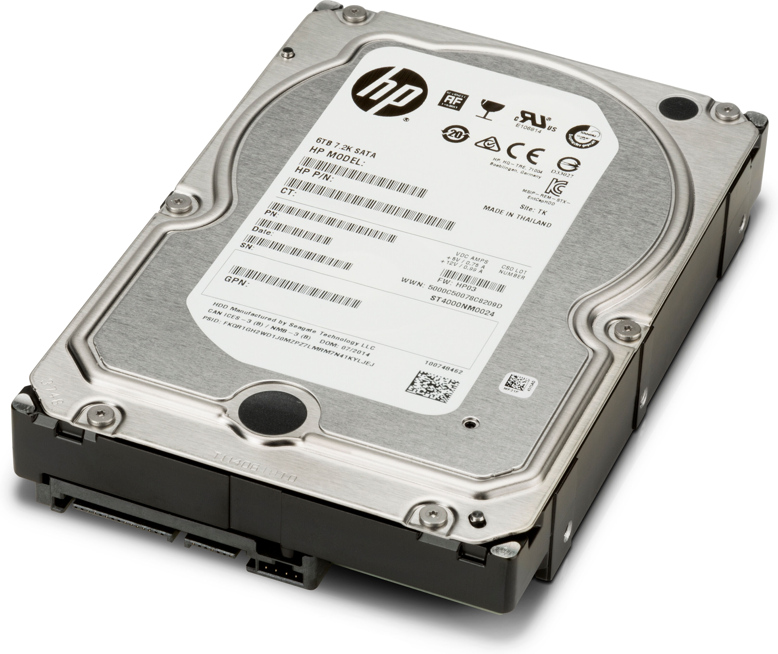 HP 3DH90AA disco rigido interno 3.5" 6 TB SATA [3DH90AA]