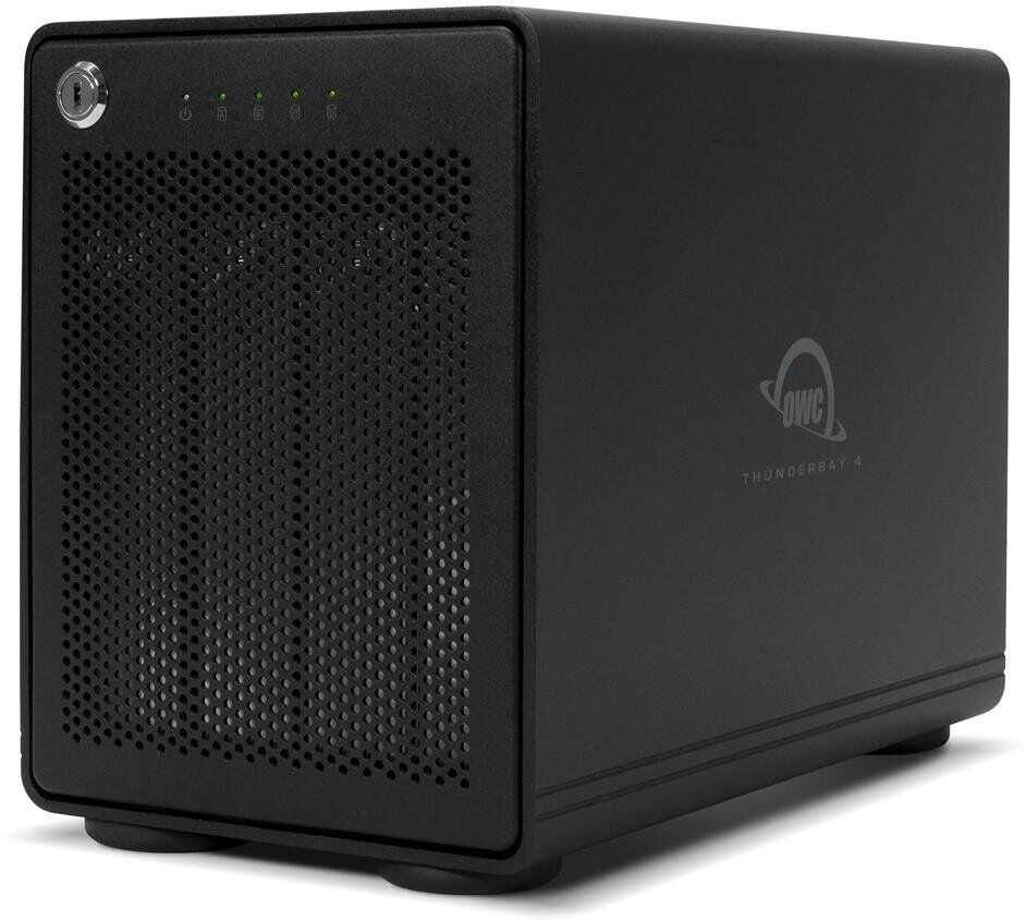 OWC Box per HD esterno  ThunderBay 4 HDD/SSD Nero 2.5/3.5" [TB3IVKIT000]