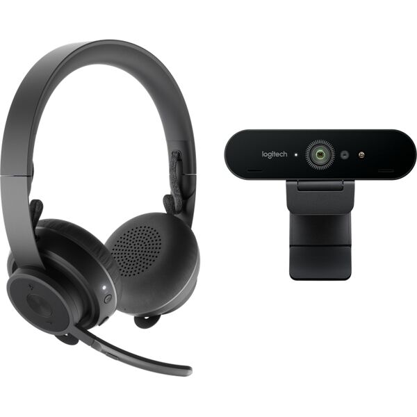 logitech pro personal video collaboration teams kit sistema di conferenza 1 persona(e) sistema videoconferenza personale [991-000345]