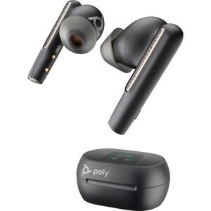 POLY Cuffia con microfono  Voyager Free 60+ UC Auricolare Wireless In-ear Musica e Chiamate USB tipo-C Bluetooth Nero [8G0Y4AA]