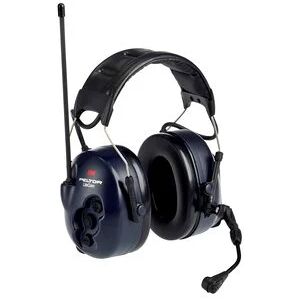 3M Cuffia con microfono  PELTOR LiteCom Auricolare Wireless A Padiglione Nero, Blu