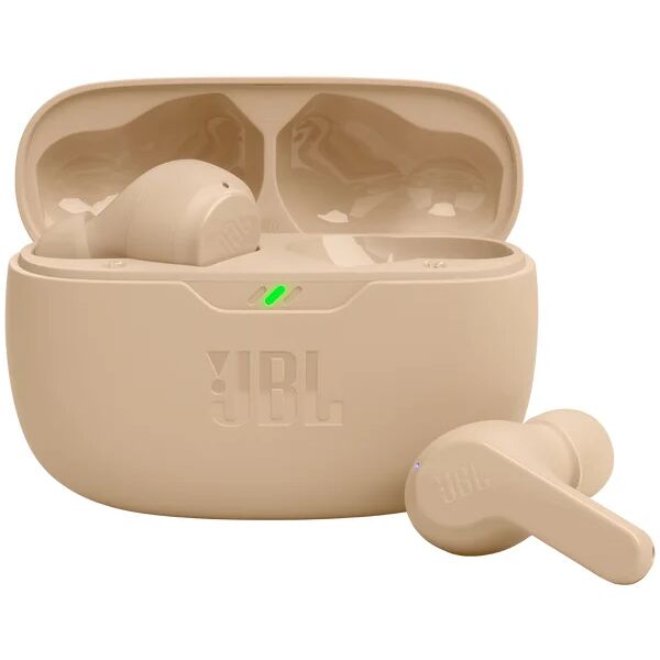 jbl cuffia con microfono  wave beam auricolare true wireless stereo (tws) in-ear chiamate/musica/sport/tutti i giorni bluetooth beige [utc-p07-awe]