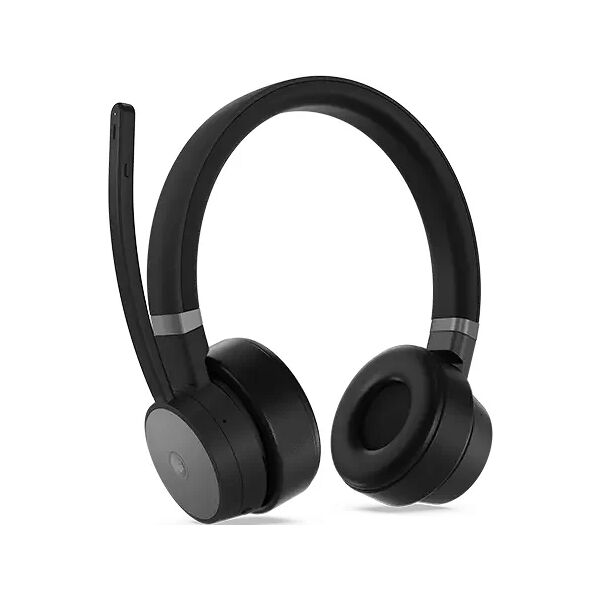 lenovo cuffia con microfono  go wireless anc auricolare con cavo e senza a padiglione ufficio usb tipo-c bluetooth nero [4xd1c99221]