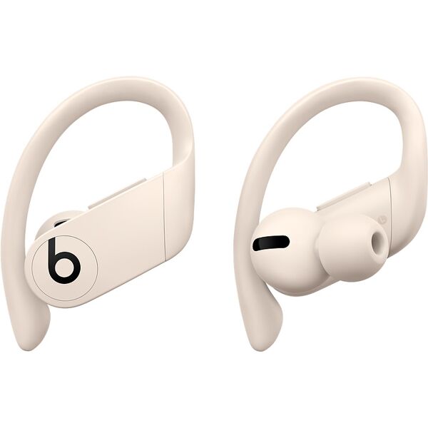 beats by dr. dre cuffia con microfono  powerbeats pro cuffie wireless a clip, in-ear sport bluetooth avorio [my5d2zm/a]