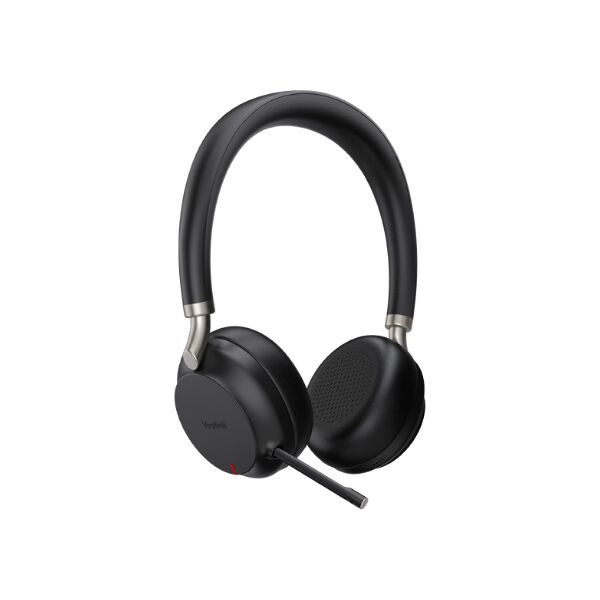 yealink cuffia con microfono  bh72 auricolare con cavo e senza a padiglione musica chiamate usb tipo bluetooth base di ricarica nero [bh72withstand]