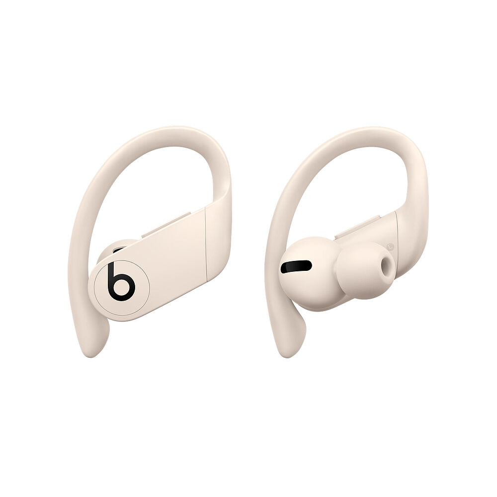 beats by dr. dre cuffia con microfono  powerbeats pro cuffie wireless a clip, in-ear sport bluetooth avorio [my5d2zm/a]