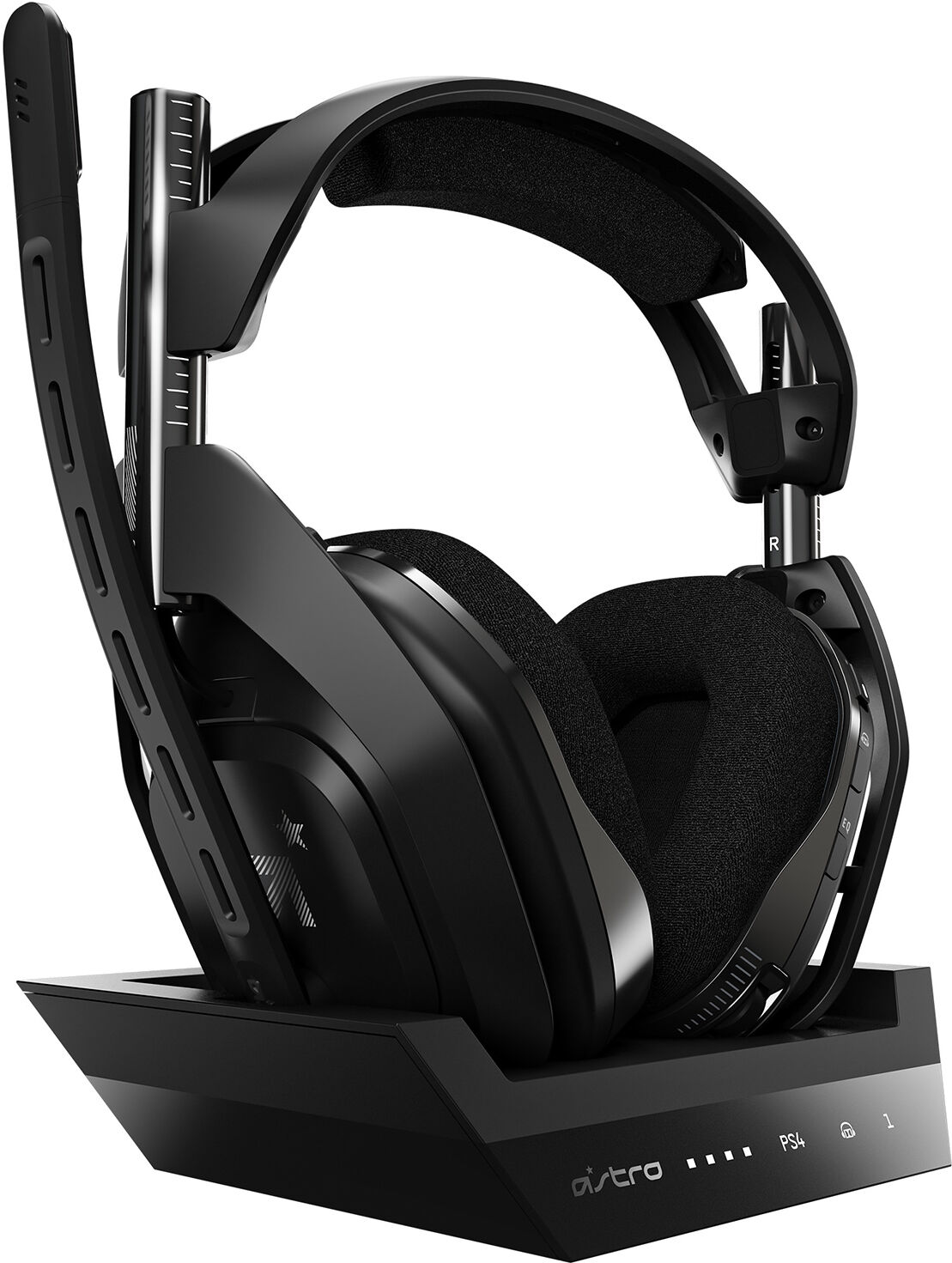 astro gaming cuffia con microfono  a50 + base station auricolare wireless a padiglione giocare nero, argento