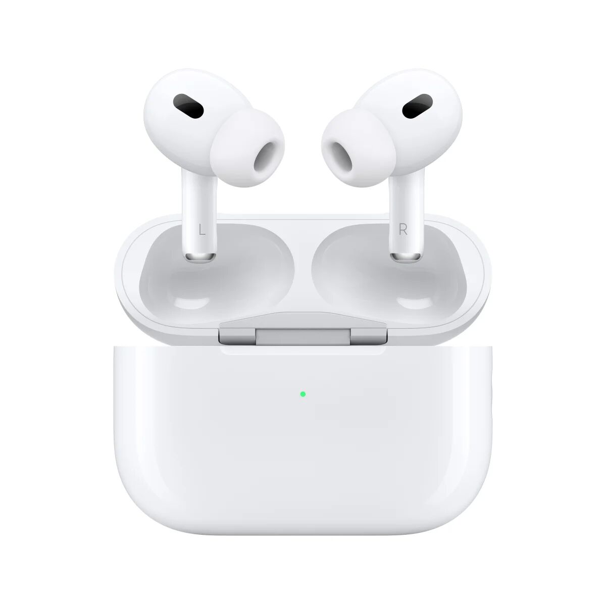 Apple Cuffia con microfono  AirPods Pro (seconda generazione) (2nd generation) Cuffie Wireless In-ear Musica e Chiamate Bluetooth Bianco [MQD83ZM/A]