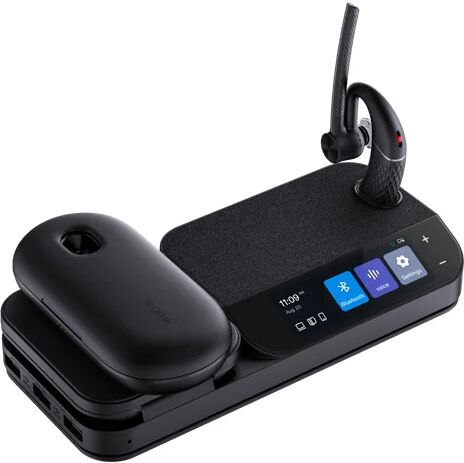 Yealink Cuffia con microfono  BH71-WORKSTATION-PRO cuffia e auricolare Wireless In-ear Ufficio Bluetooth Base di ricarica Nero [BH71-WORKSTATION-PRO]