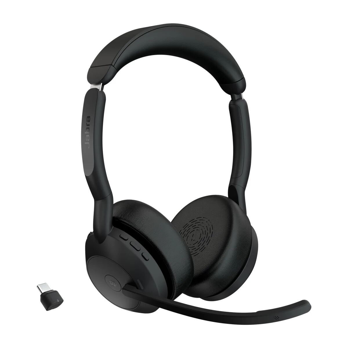 Jabra Cuffia con microfono  25599-999-899 cuffia e auricolare Wireless A Padiglione Ufficio Bluetooth Base di ricarica Nero [25599-999-899]