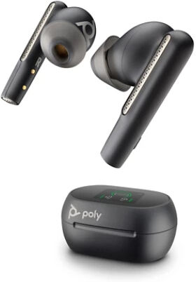 POLY Cuffia con microfono  VOYAGER Auricolare Wireless In-ear Musica/Giornaliera Bluetooth Base di ricarica Nero [216065-01]