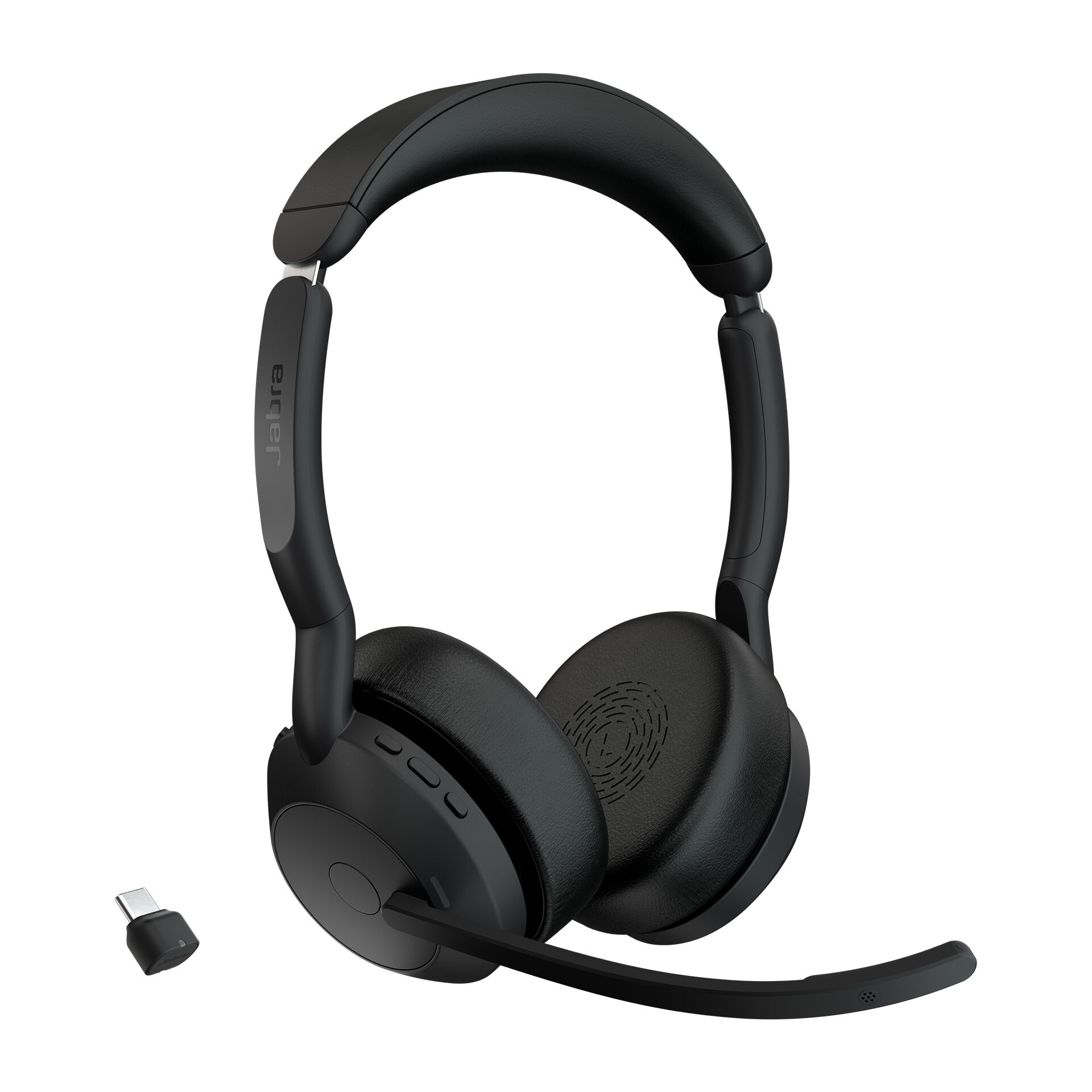 Jabra Cuffia con microfono  25599-989-899 cuffia e auricolare Wireless A Padiglione Ufficio Bluetooth Base di ricarica Nero [25599-989-899]