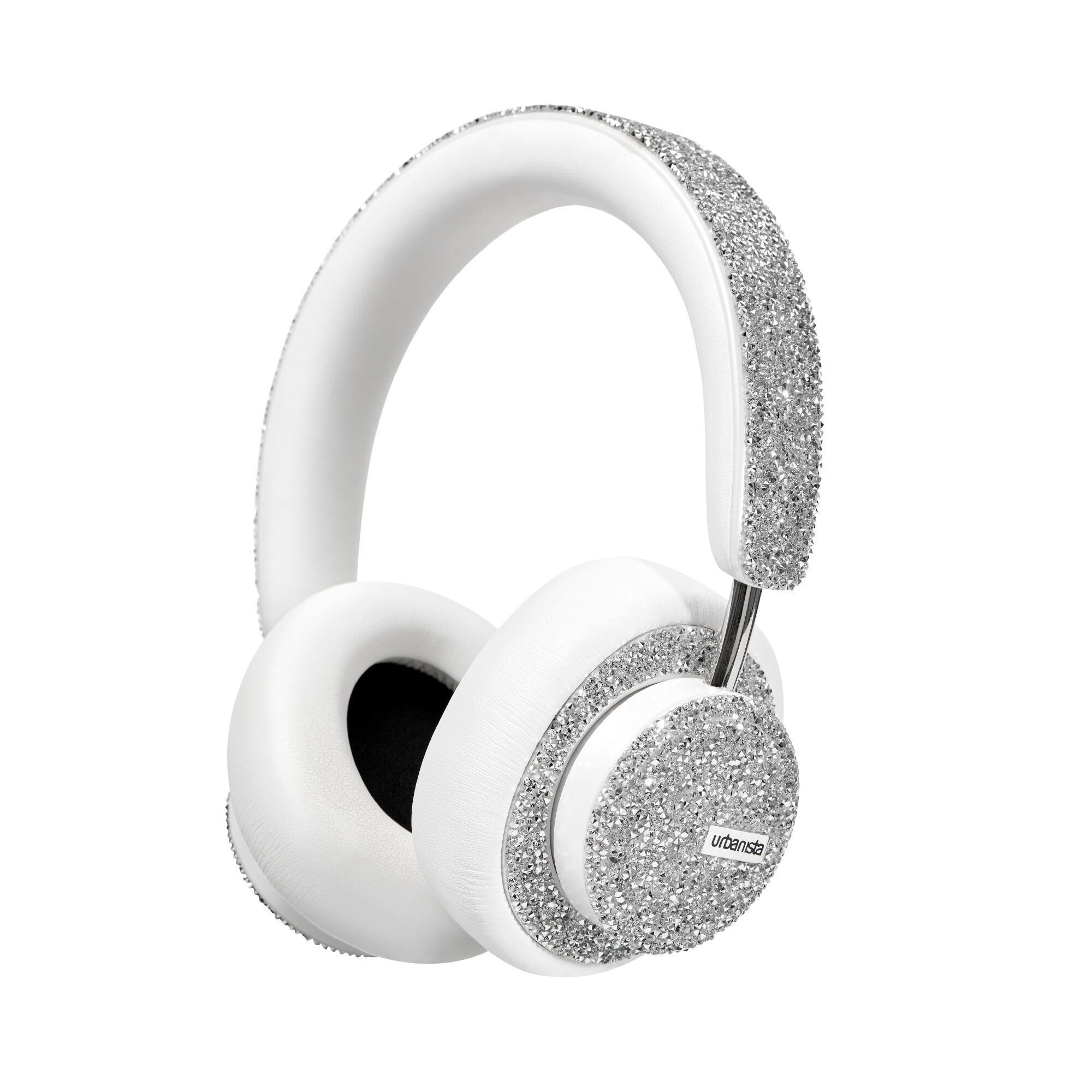 Urbanista Cuffia con microfono  Miami Crystal Edition Auricolare Con cavo e senza A Padiglione Musica Chiamate USB tipo-C Bluetooth Bianco [1036140]