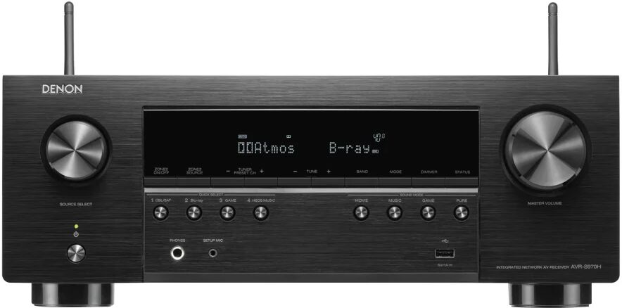 denon sintoamplificatore a/v  avr-s970h 85 w 7.1 canali compatibilità 3d nero [avrs970hbke2]