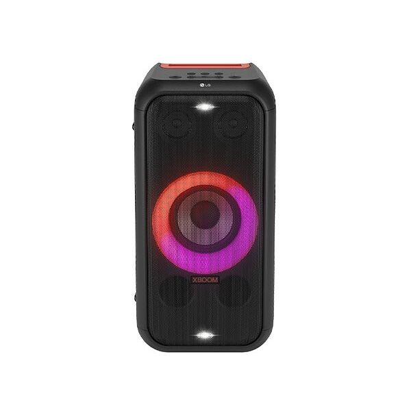 lg altoparlante portatile  xboom xl5, party speaker 200w, woofer da 6.5'', illuminazione, karaoke, maniglia, black [xl5s]