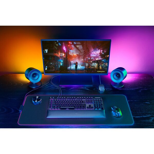 razer nommo v2 pro altoparlante range completo nero con cavo e senza [rz05-04740100-r3g1]