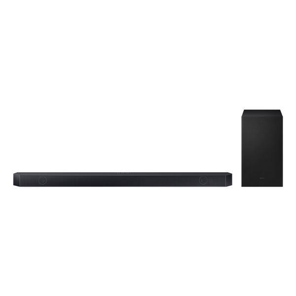 samsung altoparlante soundbar  soundbar hw-q700c/zf serie q, 9 speaker, wireless dolby atmos, audio a 3.1.2 canali, q-simphony, compatibile con alexa e google assistant, black 2023 [hw-q700c/zf]