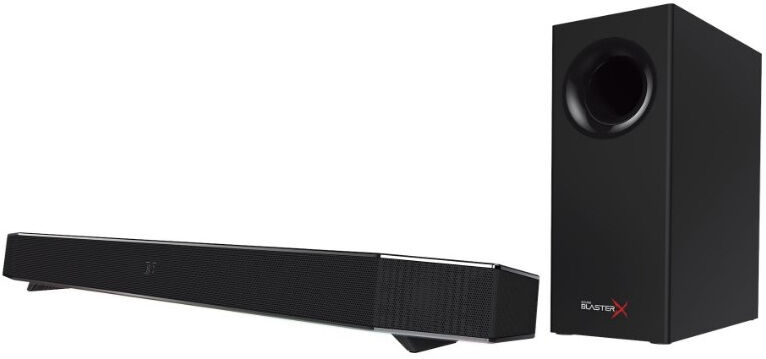 Creative Altoparlante soundbar  Sound BlasterX Katana Nero 2.1 canali 75 W