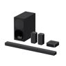 Sony Altoparlante soundbar  HT S40R – Soundbar TV a 5.1 canali, dolby Digital, con autoparlanti posteriori wireless (Nero) [HTS40R.CEL]