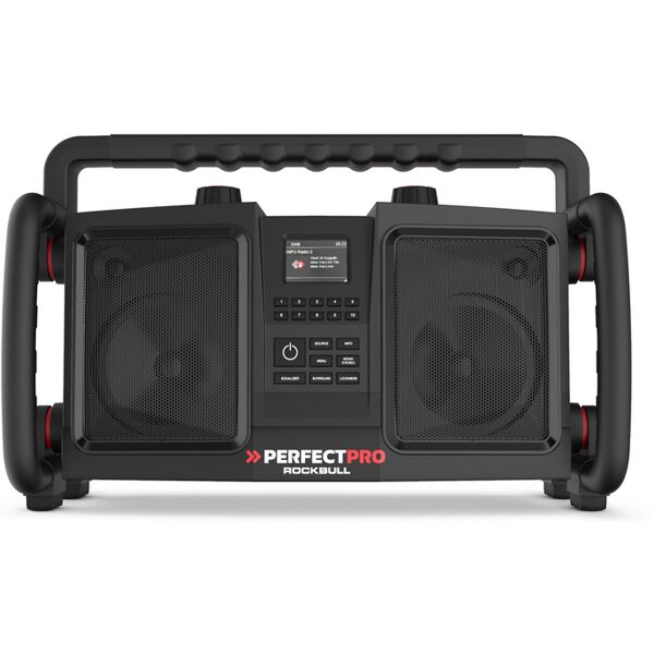 perfectpro radio  rockbull portatile nero [rb2]