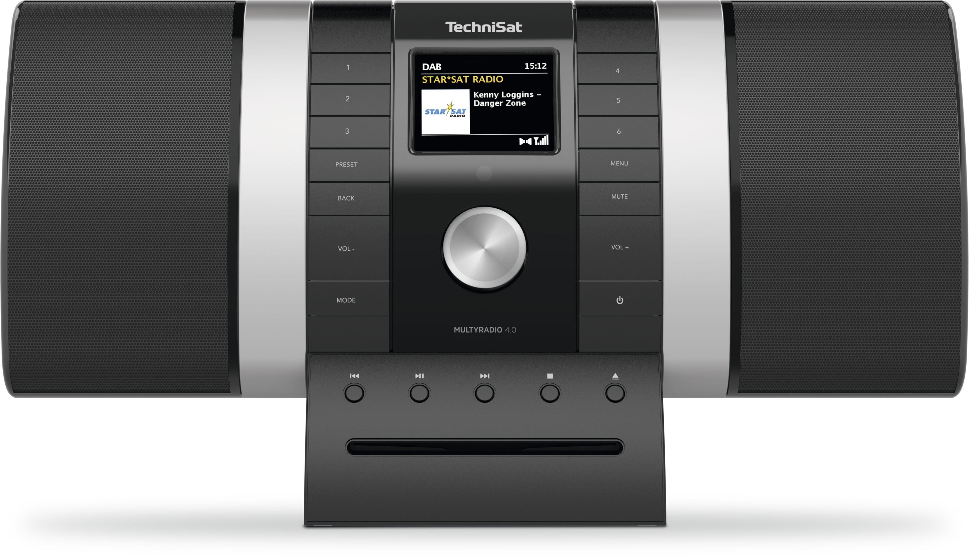 technisat multyradio 4.0 lettore cd personale nero, grigio [0000/3920]