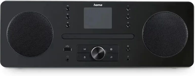 Hama DIR1570CBT Lettore CD portatile Nero, Grigio