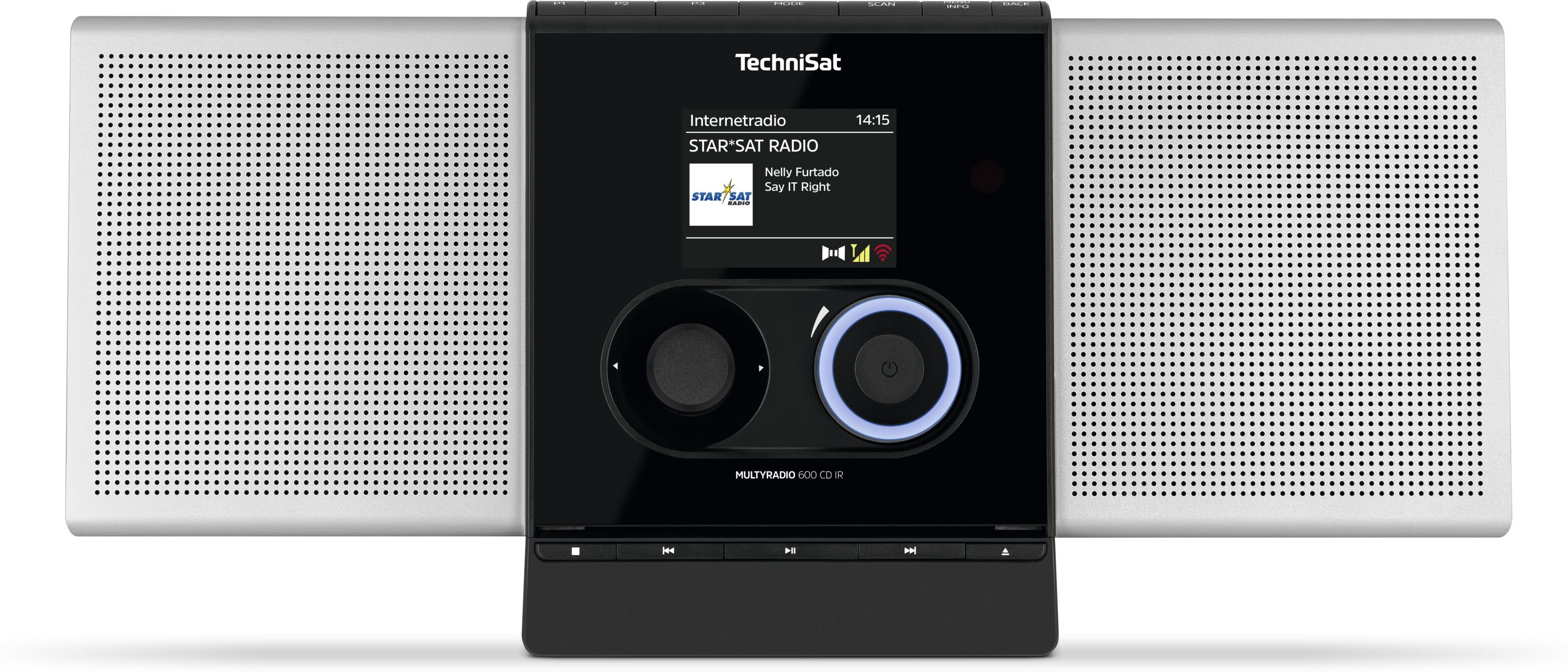 TechniSat MULTYRADIO 600 CD IR Internet Analogico e digitale Nero, Argento [0000/3991]