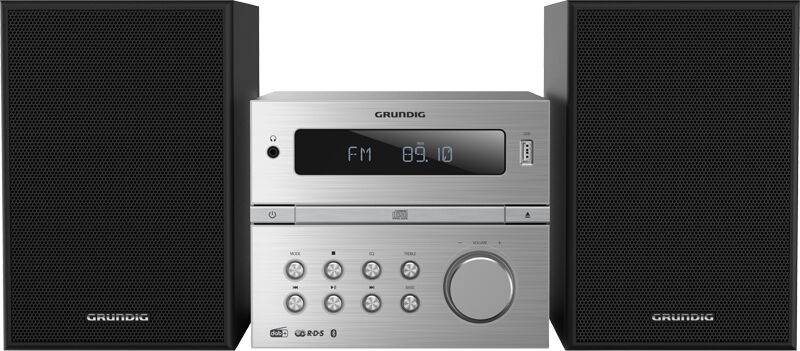 grundig cms 4200 microsistema audio per la casa 120 w nero, argento [ghf1070]