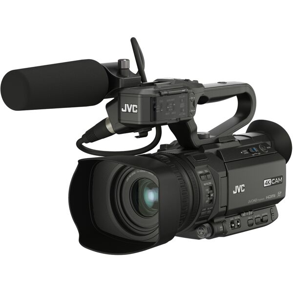 jvc gy-hm250e videocamera 12,4 mp cmos 4k ultra hd nero [gyhm250e]