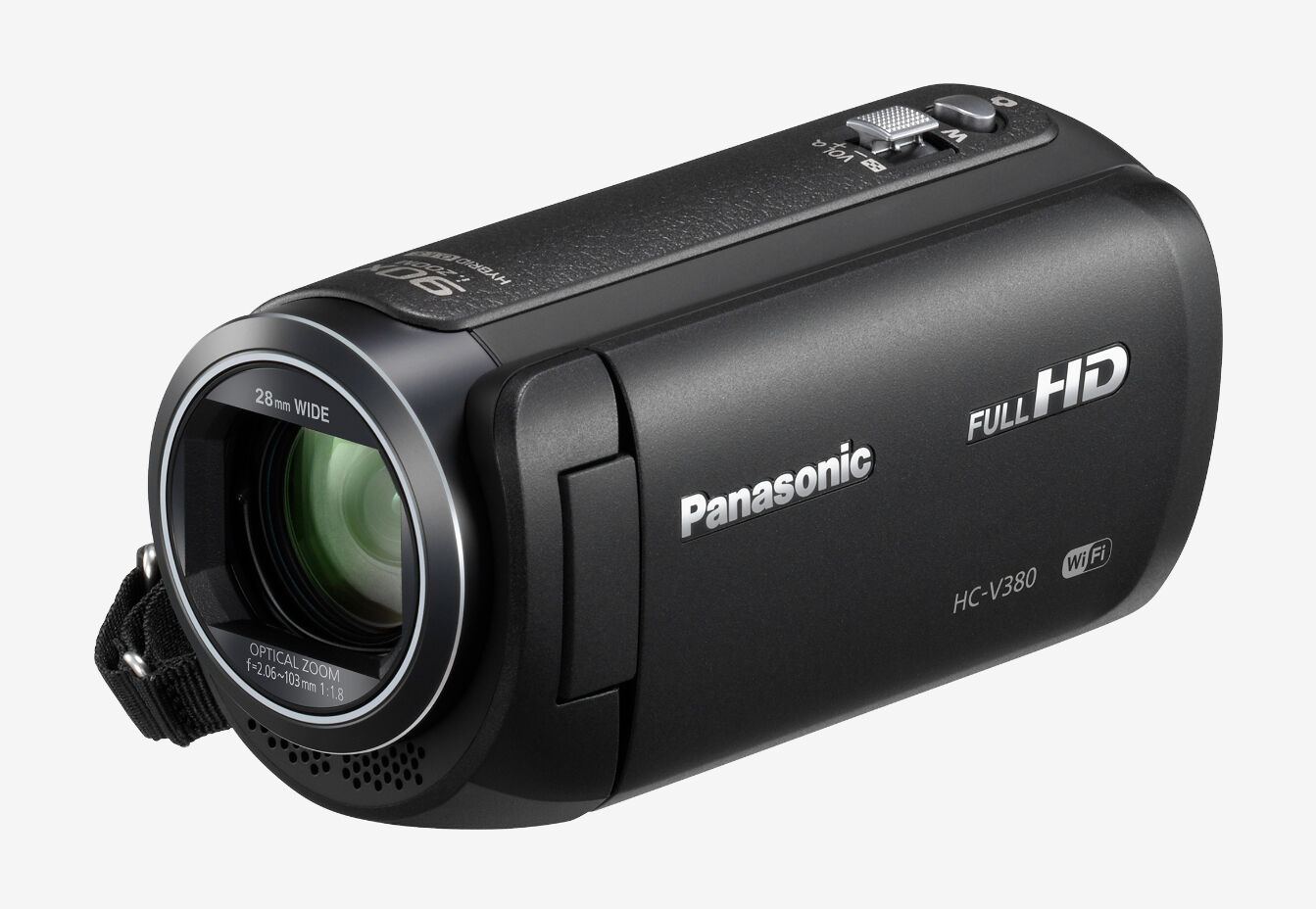 Panasonic HC-V380EG-K videocamera Videocamera palmare 2,51 MP MOS BSI Full HD Nero [HCV380EGK]