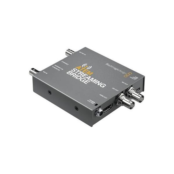 blackmagic design atem streaming bridge convertitore video attivo 1920 x 1080 pixel [bm-swatemminisbpr]