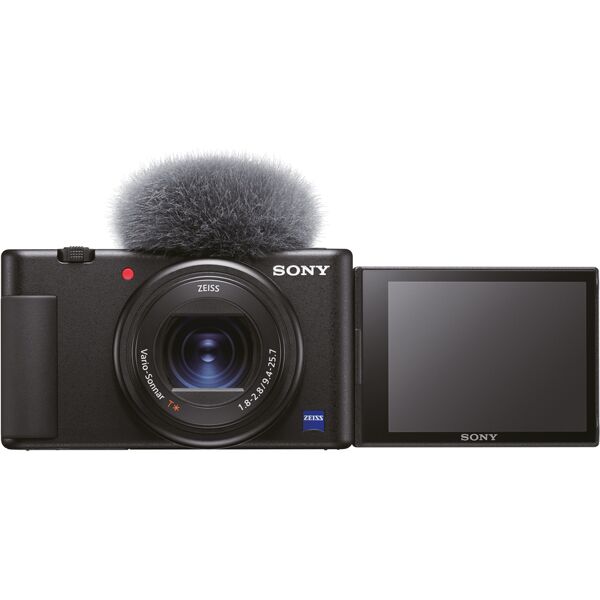 sony vlog camera zv-1 - fotocamera digitale con schermo lcd direzionabile ideale per e video 4k [zv1bdi.eu]