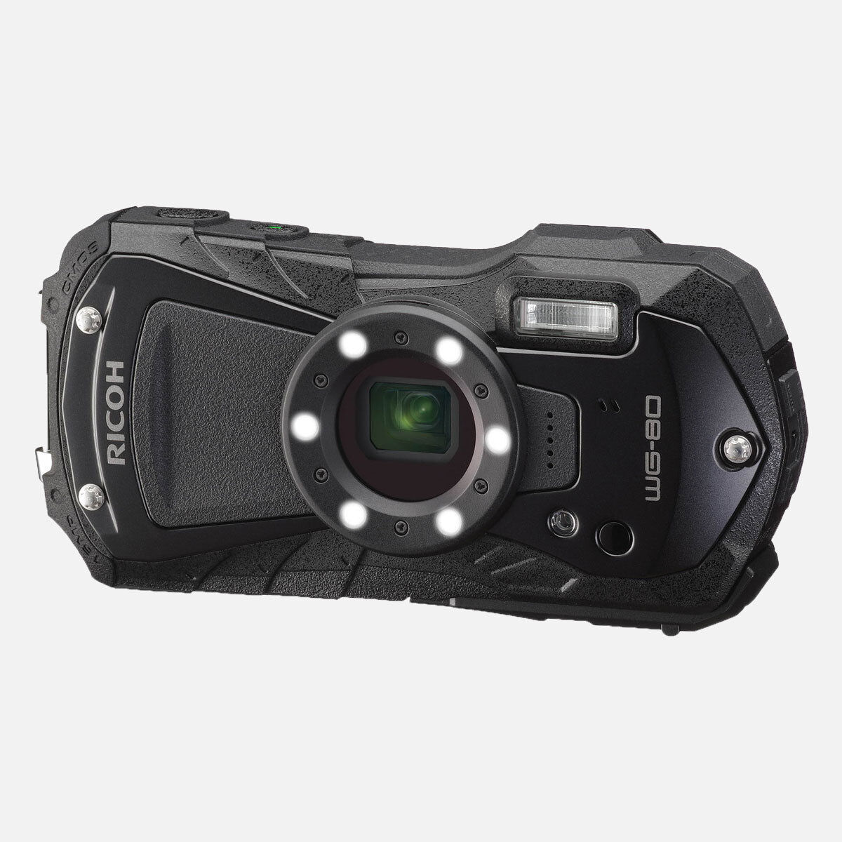 ricoh fotocamera digitale  wg-80 1/2.3 compatta 16 mp cmos 4608 x 3456 pixel nero [03122]