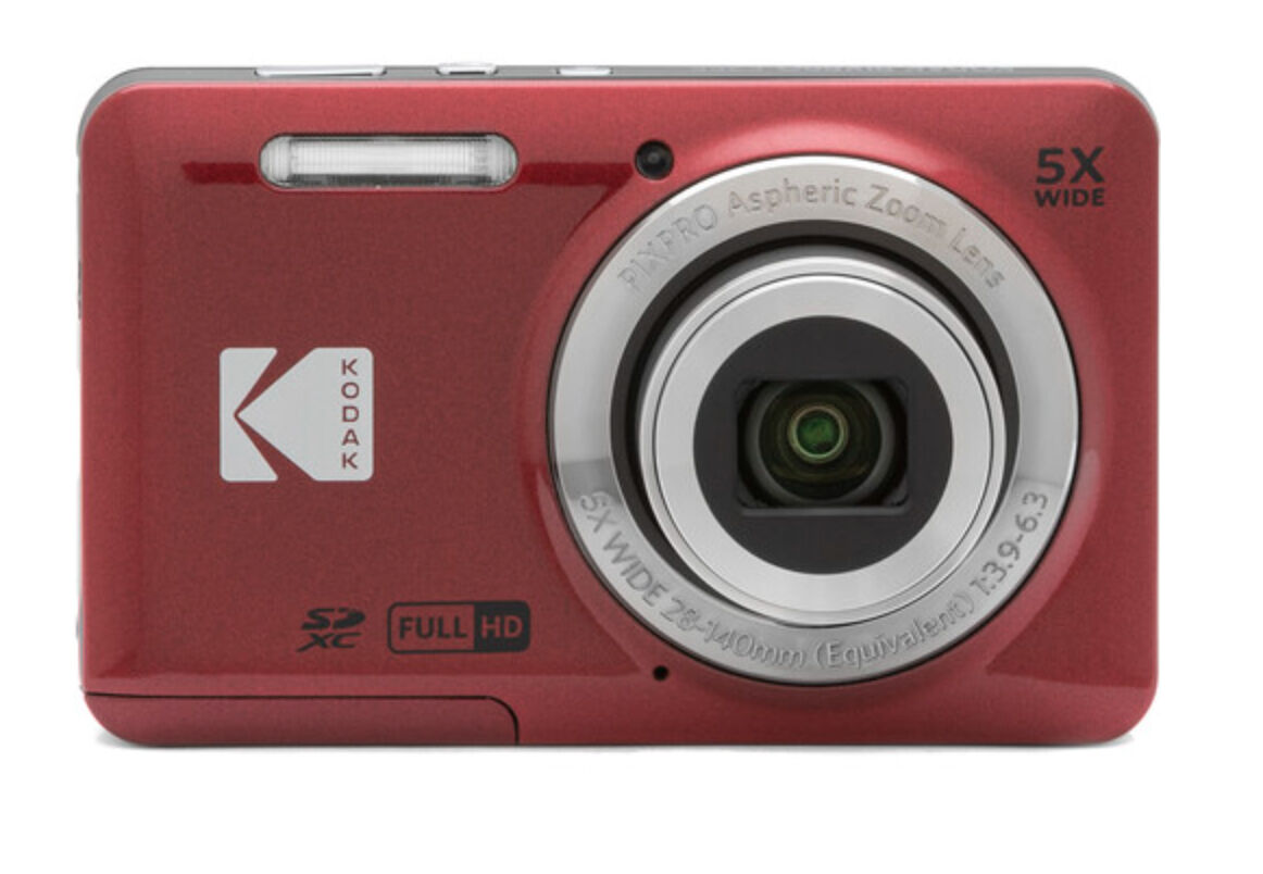 Kodak Fotocamera digitale  PIXPRO FZ55 1/2.3" compatta 16 MP CMOS 4608 x 3456 Pixel Rosso [FZ55RD]