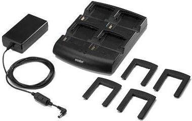 Zebra Caricabatterie  4-Slot Cradle Kit Nero Interno [KIT-SAC9000-4001ES]