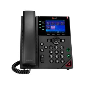 POLY Telefono IP VVX 350 a 6 linee abilitato per PoE [89B68AA]