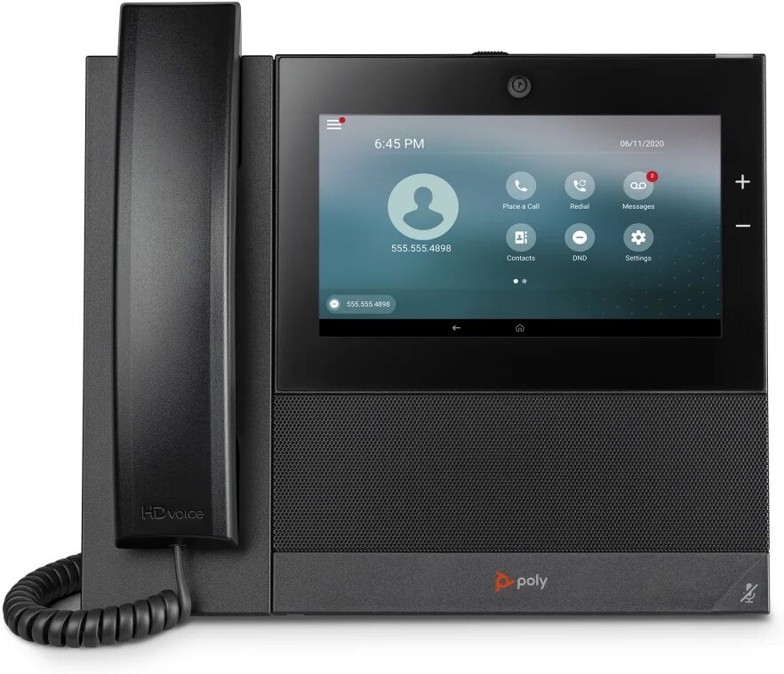 POLY Telefono IP  multimediale aziendale CCX 700 con Open SIP e abilitato per PoE [82Z83AA]