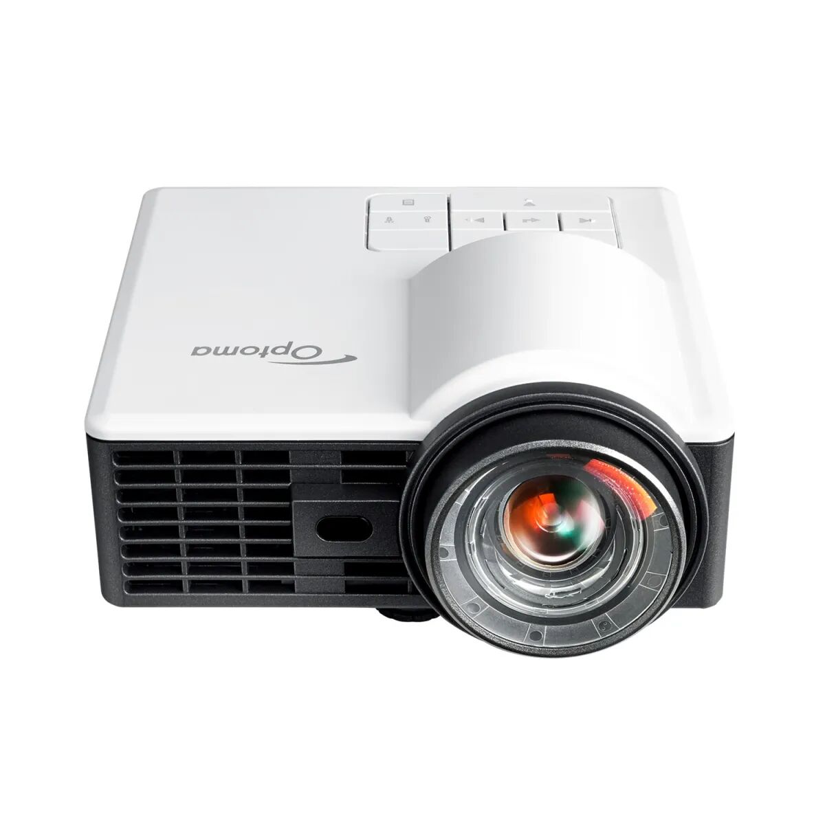 Optoma ML1050ST+ videoproiettore Proiettore a corto raggio 1000 ANSI lumen DLP WXGA (1280x800) Compatibilità 3D Nero, Bianco [E1P2A2F6E1Z1-EDIT]