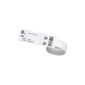 Zebra 10035439K cinturino da polso Bianco Braccialetti ospedale [10035439K]