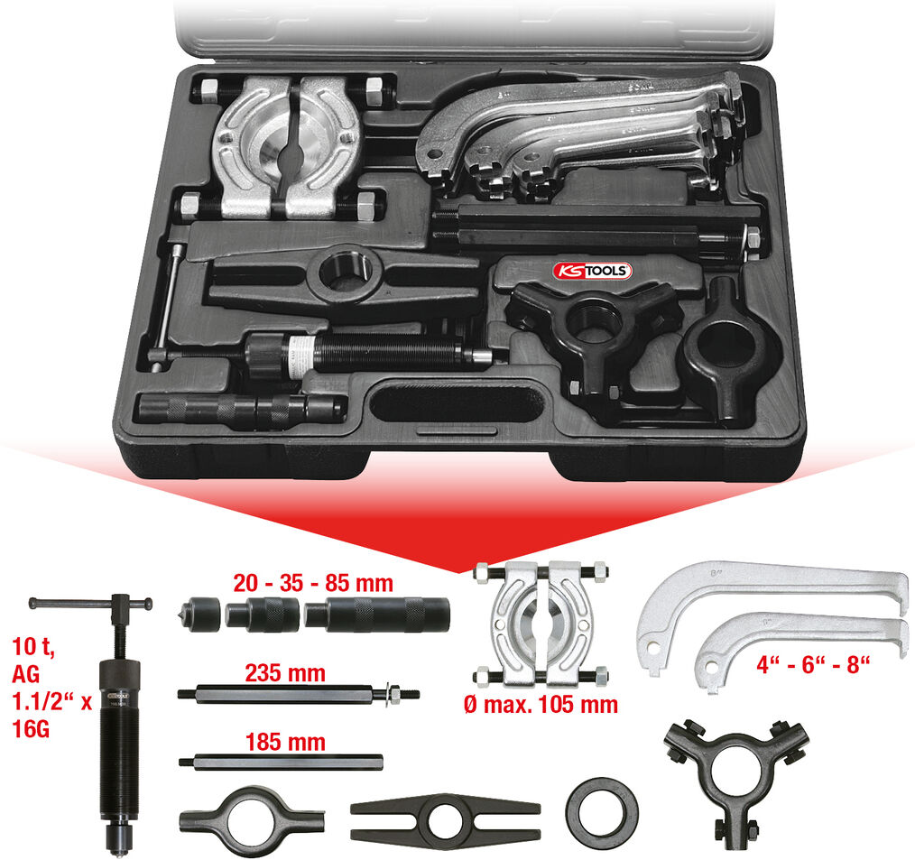 ks tools 700.1200 estrattore per puleggia estrattore con ganasce scorrevoli [700.1200]