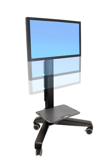 Ergotron Neo-Flex Mobile MediaCenter LD Nero Pannello piatto Carrello multimediale [24-190-085]